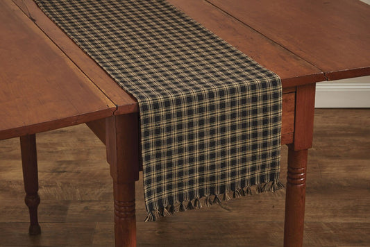 54 inch Black Sturbridge Table Runner