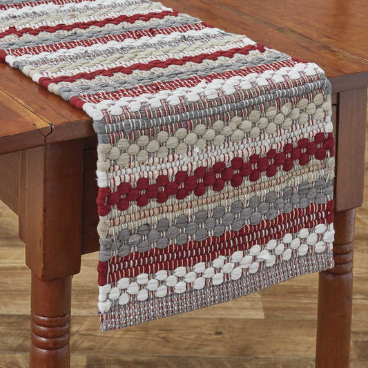 Farmhouse Holiday Chindi Table Runner - 36"L