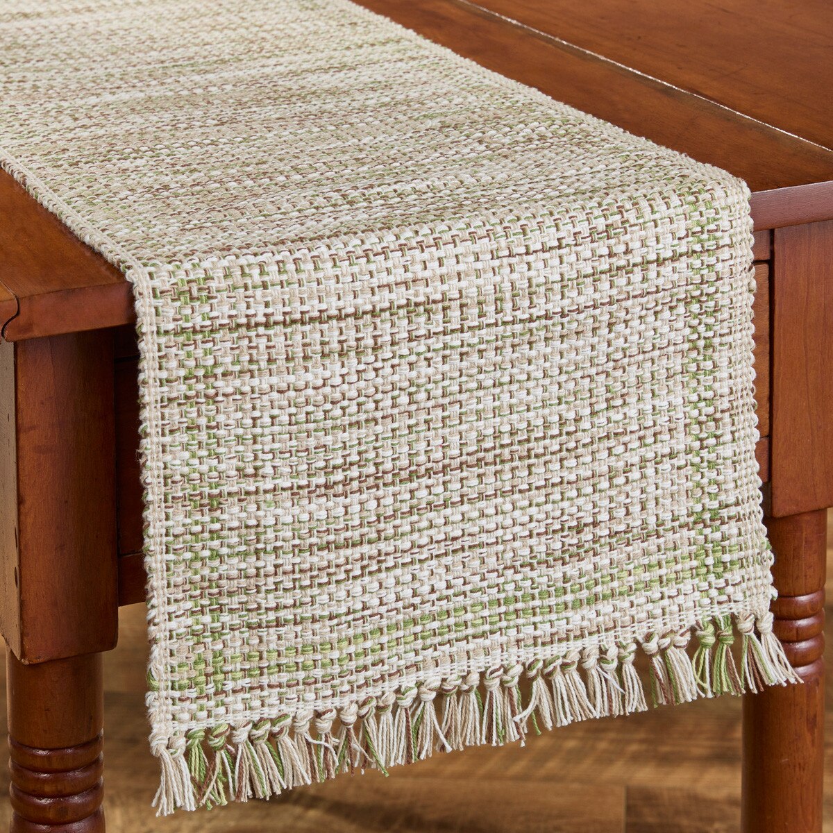 Elderberry Basketweave Table Runner 36 inch