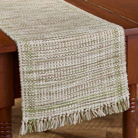 Elderberry Basketweave Table Runner 54 inch