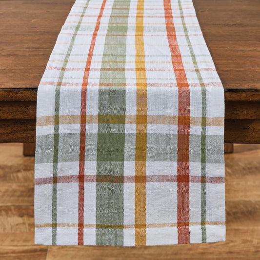 Shades Of Fall Table Runner: 54 inch