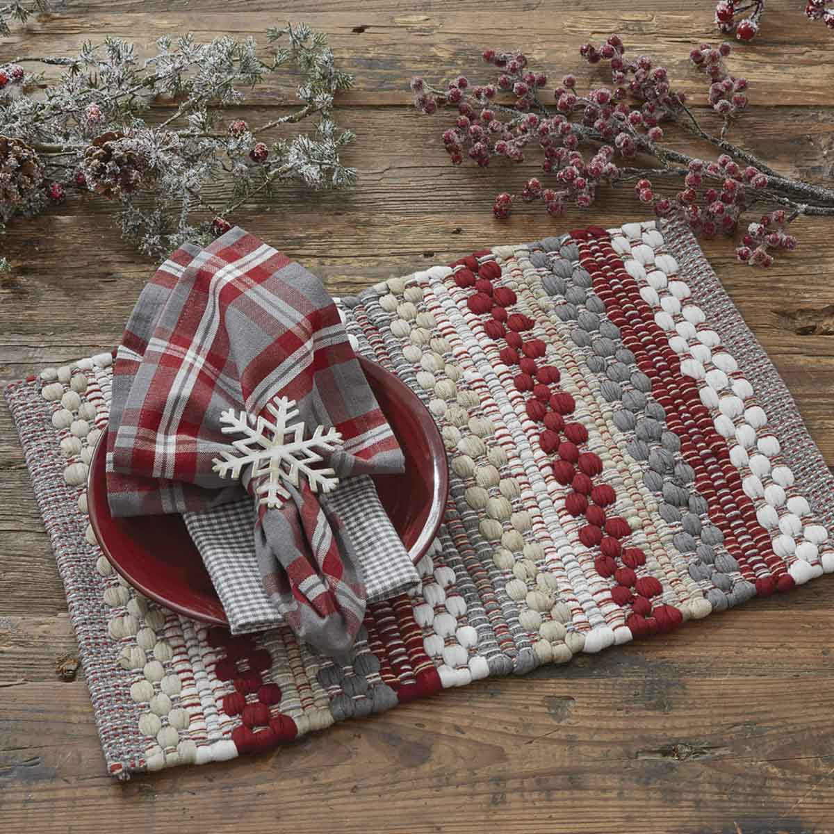 Farmhouse Holiday Chindi Placemat