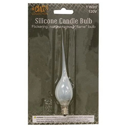 Silicone Flicker Bulb, 1 Watt