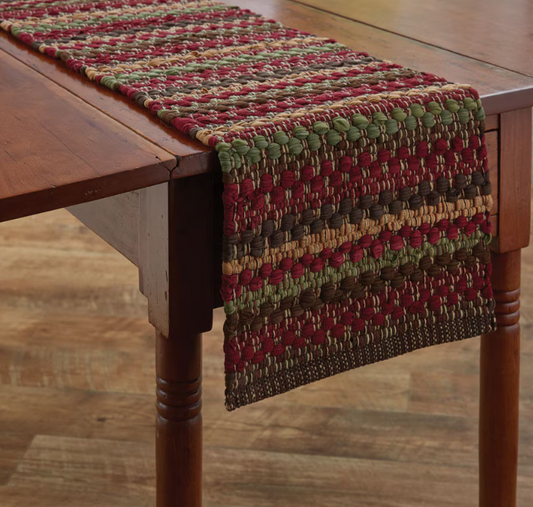 High Rock Chindi Table Runner : 13 inch x 54 inch