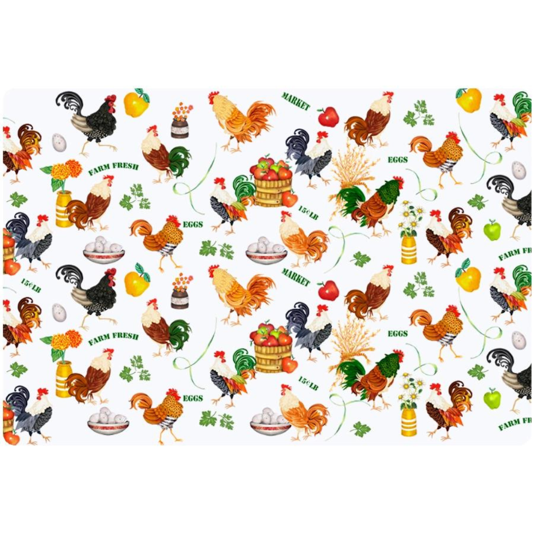 Farm Fresh Printed 9 x 13 inch Silicone Trivet Hot Pad