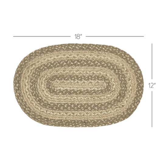 cobblestone braided placemat