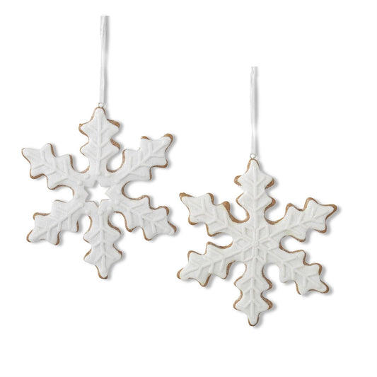 Gingerbread Snowflake Ornament