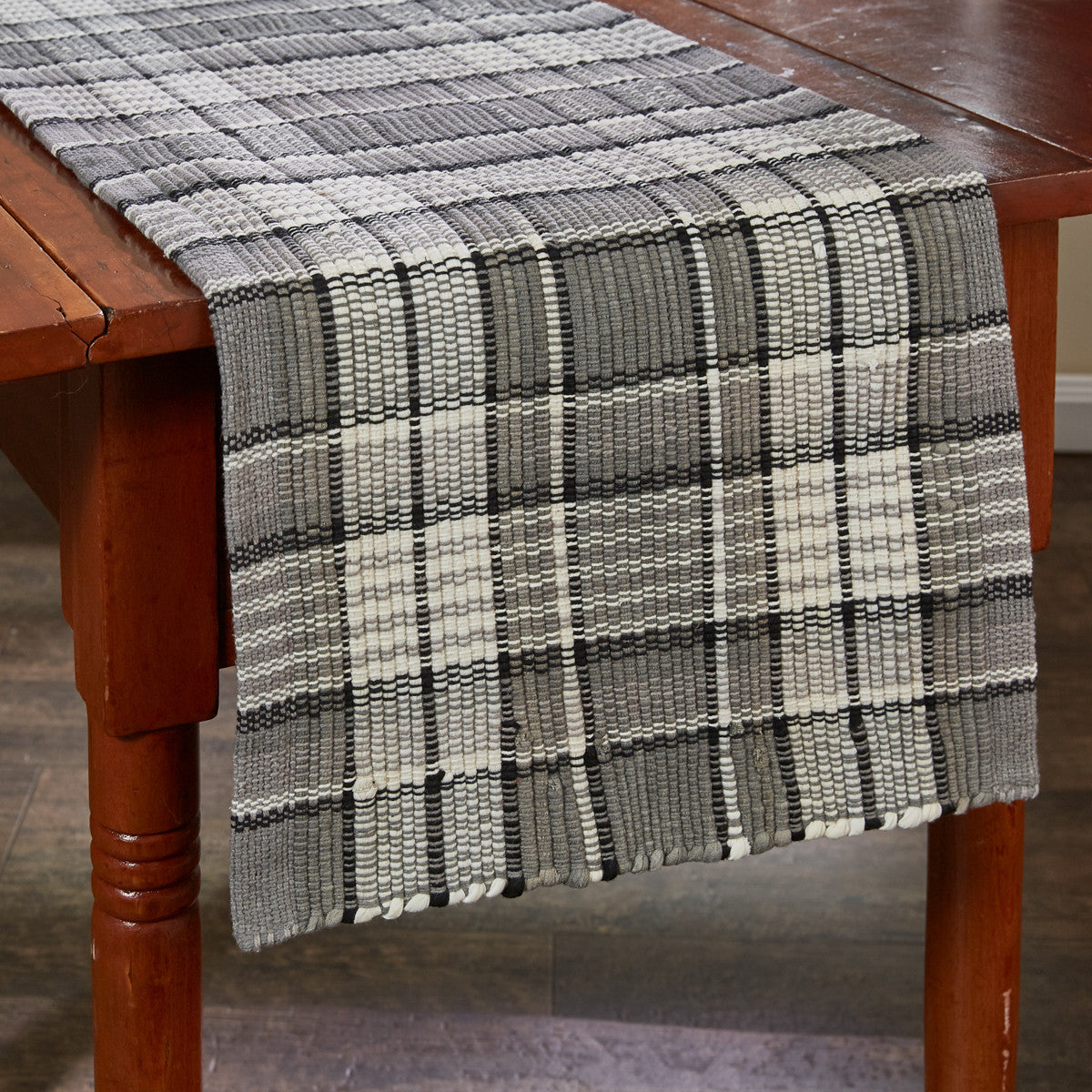 Gray Area Chindi 54 inch Table Runner