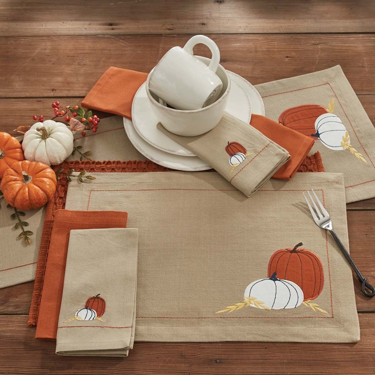 Pumpkins Placemat:  SEASONAL CLOSEOUT